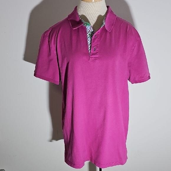 Pink Mens  Polo Shirt By Jared lang Size XL. Short Sleeves. GOLF ACTIVEWEAR. - Picture 1 of 9